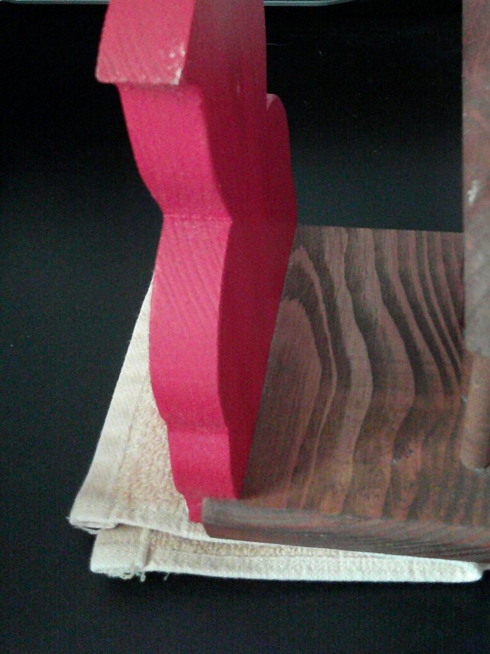 Wooden Napkin Holder Aunt Jemima like - Picture 2 of 7
